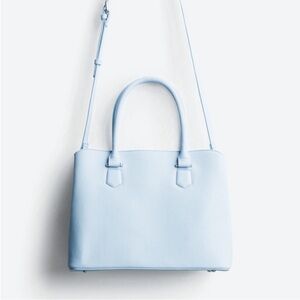 Urban Expressions Blue Shoulder Bag with Adjustable Strap